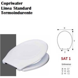 Sat 1 Copriwater Termoindurente X5 Articolo In Promo Sat1