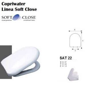 Sedile Soft Close Sat 22  SAT22