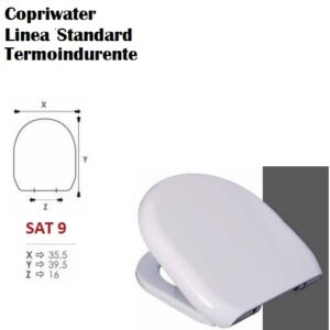 Sat 9 Copriwater Termoindurente  SAT9