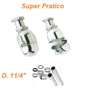 Sifone Brevettato 11/4" Allum.  SB114A