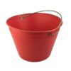 Secchio Edilizia Super Extra In Peld Con Manico E Occhielli In Ferro Zincato Caldarella. Rosso