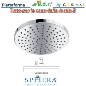 Soffione Tondo 25X25 Chelsea  SD3925