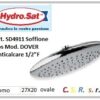 Soffione Dover Ovale Abs  Sd4911Cr