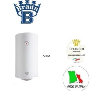 Scaldabagno Bandini Braun Vetroporcellnatao Vert. 60 Lt Slim  2 Anni Garanzia
