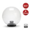 Sfera 250Trasp. Con Adattatore E27 Nero  Sf250Tr
