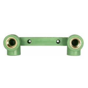 Staffa Terminale Con Doppio Gomito Filettato Femmina Ø25X1/2"  SGDA12X25