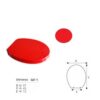 Copriwater Termoindurente Rosso Zz  Shr