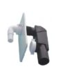 Sif.Inc.Lav Phed Bianco+Uscita 40 Liscia  Silpehb40