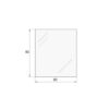 Specchiera Soft 60X80 Reversibile Con Piastre