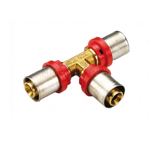 Tee Tre Lati Pressare Multistrato. D. 16x16x16x2,0