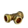 Tee Tre Lati 18X18X18 A Stringere Ogiva In Ottone  T18Oo