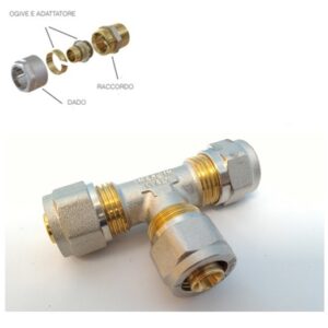 Tee D. 20 3 Lati Multistrato Smontabile  T20MS