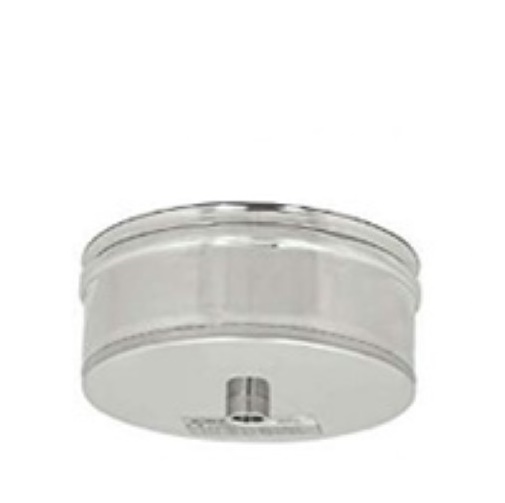 Tappo Con Scarico E/O Cieco Inox D. 100 Tcs100