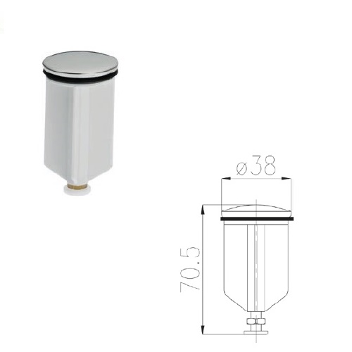 Tappo Piletta Norton 1" Pvc Tpn1