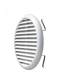 Griglia Tonda Molla 5080 Colore Bianco  TUR080B