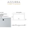Piatto Doccia Ferdy Ret 120X80  TYR1