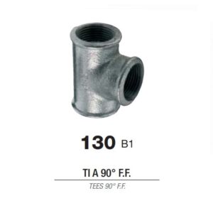 Tee Zincato Da 1"  Fig. 130  TZ1