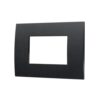 Placca Plastica 3P Nero