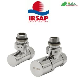 Kit Val/Det Term. Squ.Fer. + Rac. Cl.50 Elegance Cromato  VALKITSQFE50