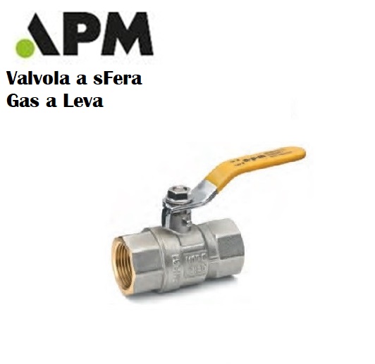 Valvola Gas Sfera Leve Piatta FF. 11/2"