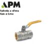 Valvola Gas Sfera Leve Piatta FF. 3/4"