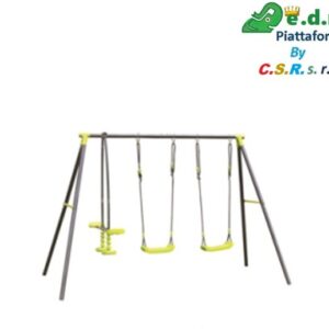 Set Di Tre Altalene Cm. 256X136X180H ( Suits 3 - 12 )  XN-003