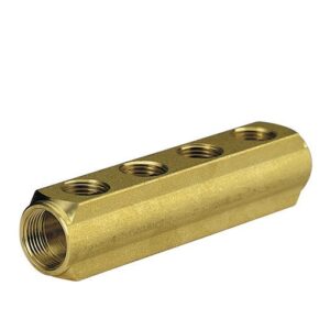Collettore Da Barra Ottone da 11/4" MF mm 50 Senza Chiusura.