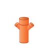 Braga Pvc A Vee Da 45° Arancio Ridotta nei 2 lati.