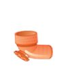 Curva Chiusa Pvc Arancio 87°30' Con Ispezione in Testata.