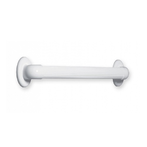 Maniglione Acciaio Bianco Rigato 30Cm Bianco