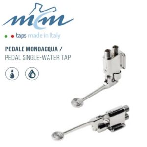 Rubinetto A Pedale Temporizzato A Parete Pavimento.