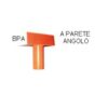 Bocchettone Terrazzo Pvc Arancio  Angolo. 125