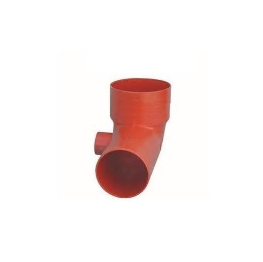 Curva 90° Wc Uscita Pvc Gomito Arancio 1 Chiamata Laterale. 100 x Wc Usc 50 Sx