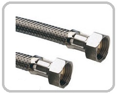 Flessibile inox Ø 1/2" FF. 60 Cm