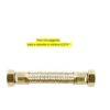 Flessibile Inox Dn 13 Gigante 1/2" FF. 60 cm