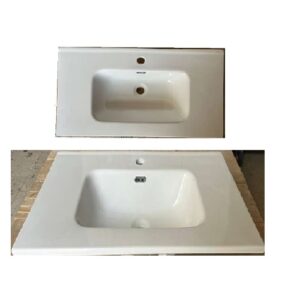 Lavabo D'Appoggio per Mobile Bagno Colore Bianco Misura 60  Hydra60