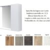 Specchio da Bagno Joy Da 60 Cm Con 1 Anta. Bengala