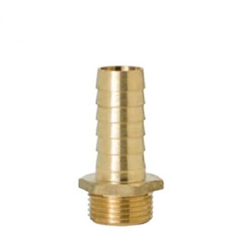 Portagomma Maschio Ottone Giallo. 11/2"X40
