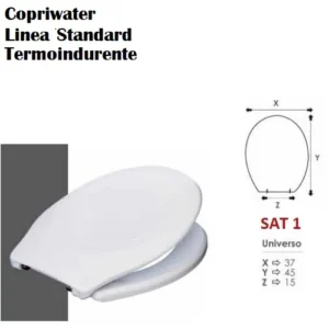 Copriwater Sedile Wc Termoindurente. Sat1 Europa