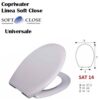 Copriwater Sedile Wc Soft Close Termoindurente.