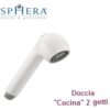 Doccia Cucina 2 Getti Bianca.