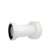 Tubo Tronchetto Bianco Con Rosone Attacco Wc.