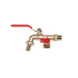Rubinetto A Sfera Doppio Portagomma  2040St015