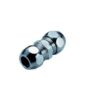 Raccordi Cromati per flessibili. Niples Doppia 10 mm