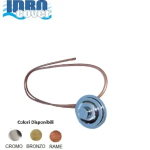 Pulsante Colore Rame Con Tubo Rame  300165