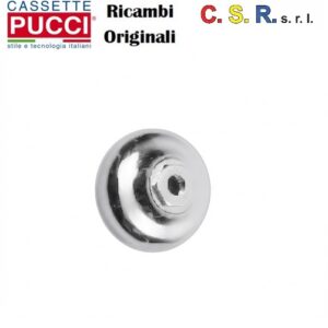 Rosone Filettato E Bott.Cromo Conf.1  P-7532