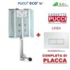 Cassetta Pucci Eco Incasso 9 lt.  Con  Placca Linea  Bianca 0560