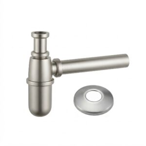 Sifone A Bottiglia Completo. 11/4" Satinato