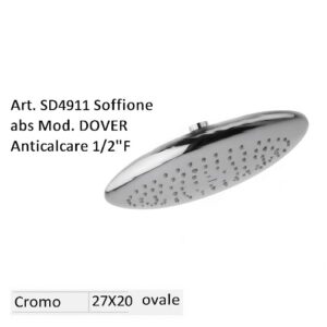 Soffione Dover Ovale Abs  Sd4911Cr