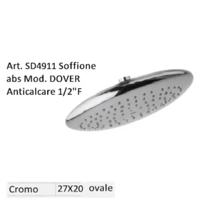 Soffione Dover Ovale Abs  Sd4911Cr